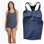 TYR SOL Madison 2 in 1 Tank Bra Slate Blue Large NWT UPF Athletic Triathlon Photo 1