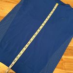 Nike Funnel Neck Turtle Neck Top Sweater Medium Blue Photo 4