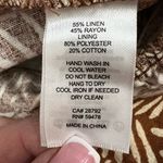 House of Harlow Linen Brown Palm Mini Dress - Size S Photo 10