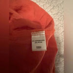 Van Heusen Van-Heusen women’s tank top dress shirt orange size‎ L Photo 1