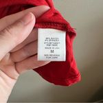 ✨ Beacon Apparel Women’s Red Orange Ruffle Top Medium Photo 5