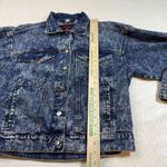 The Rolling Stones  Acid Wash Denim Jacket American Flag Tongue‎ Logo Size M Photo 6