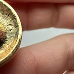 Savvy Swarovski Crystal Gold Tone Pierced Stud Earrings NWT Swan Signed Photo 8