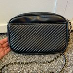 Daniella Bag Vintage Black Vegan Leather Quilted Crossbody Chain‎ Purse Photo 3