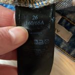 ALLSAINTS  Pam Birds Embroidered Denim Shorts in Indigo Blue Photo 8