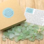 Sea Glass And Pearl Snowflake Charm Bracelet| Genuine Seaglass Jewelry For Her Photo 4