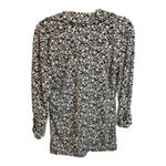 Karl Lagerfeld Karl‎ Lagerfeld Shirt Women's Size Small Blouse Floral Black White Photo 2
