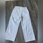 J.Crew  Wide Leg Trouser Pants White Cream Size M Stretchy Hippie Boho Trendy Photo 3