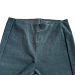 Theory ‎ Women’s Size 10 Oslo Crushed Velvet Pull On Trouser Pants Green Workwear Photo 3