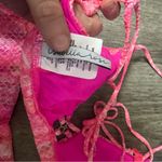 Isabella rose Vienna neon pink snakeskin print chiffon bikini Size M Photo 5
