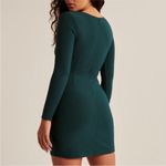 Abercrombie & Fitch Long Sleeve O Ring Mini Dress NEW Women’s XS Teal Photo 1
