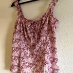 Lush Clothing NWOT Lush Pink Floral Tank Top Size Medium Photo 0