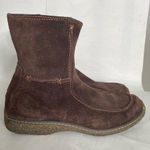 Timberland  Brown Suede Ankle Moccasin Boot Women’s Size 6.5 Photo 0