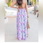 Pink Lily  BELIEVE IN DESTINY Multi Floral Maxi Dress size L Photo 2