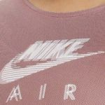 Nike NWT Plus Air Logo Print T-Shirt Pink Mesh Overlay 2X Photo 2