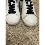 Vintage Havana Grant Silver Glitter White Leather Sneakers 6 Photo 2