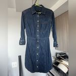 Veronica Beard  Jeans Keston Denim Shirt Dress Size 2 Photo 5
