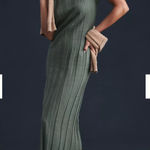 Stateside  Olive Ribbed Midi Bodycon Dress Photo 0