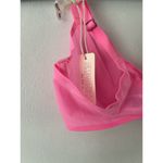 Aerie NWT  Smoothez Hot Pink Microfiber Mesh Unlined Underwire Balconette Bra 32B Photo 4