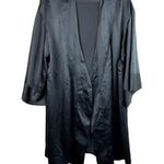 Thirdlove  Black Satin Robe Photo 0