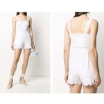 Charo Ruiz Ibiza Zuma Crocheted Broderie Anglaise Romper White Photo 1