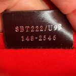 Fendi Demi Jour textured red silver leather top handle satchel shoulder bag Photo 12