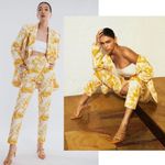 BCBGMAXAZRIA NWT  Mustard Paige Taffeta Blazer Jacket Size S Photo 1