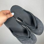 Crocs | Womens Flip Flops Rubber Size 11 Black Sandals Photo 1