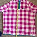 Lands' End  Pink and Cream Checkered Pullover Size XL Photo 8