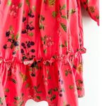 Cara Cara | Sip Sip Dress in Botanical Allover Coral | Sz XS Pink Photo 3