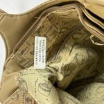 Vintage yellow green multi pocket shoulder hand bag purse Photo 5