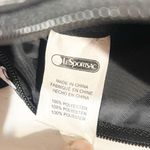 LeSportsac  Black White Grey Floral Print Nylon Multi Zip Crossbody Bag Photo 2