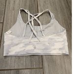 Lululemon  Energy Bra Long Line Size 8 Incognito Camo Alpine White Multi Sporty Photo 3