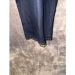 Talbots  Navy 100% linen Cropped Pull On Trousers Crochet Hem 20W #758 Photo 7