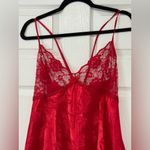 Intimate Attitudes Women’s Vintage Red Lace Slip Dress Adjustable Straps Size 1X Photo 1