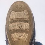 Handmade Spanish Espadrilles Gingham Brown/White Brown Size 12 Photo 3