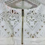 Ted Baker White Taluah Cold Shoulder Lace Top Photo 9