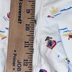 Lands' End  Beach Shorts Womens 16W White Mid Rise Pockets Pull On Elastic Summer‎ Photo 8