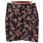 Ba&sh  Roster Short Skirt Black Paisley Print Size L Photo 2