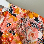 Lush Clothing Lush Floral Print Blouse Pink Sz Small Photo 8