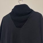 Varley  Britannia Black Sweatshirt Size Medium Pullover Ribbed Sweater Turtleneck Photo 4