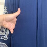 Johnny Was  Workshop Navy Embroidered Small Tunic.                         2868-R Photo 3