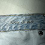 American Eagle  High Rise Mom Shorts Size 4 Light Wash Distressed Denim Photo 4