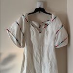 Farm Rio  White Colorful Stripes Euroflax™ Mini Dress, Size Medium, $248 Photo 4