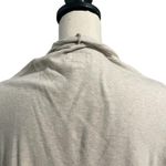 PACT Wmns Beige Organic Cotton Ribbed Sleeve Open Front Cardigan Sweater Sz M/L Tan Size L Photo 3