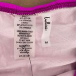 Lulus  Ribbed High Waisted Bikini Bottoms Fuchsia Pink Size M Photo 3