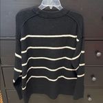Aerie  Black and White Striped Sweater Photo 3