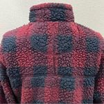 Alpine Sherpa Buffalo Plaid Tunic Pullover Size Small Black Photo 6