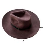 Artisan NY NWT  100% Wool Adjustable Hat Brim Brown / Chocolate Photo 1