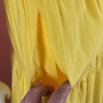 La Ven Boutique Lara Dress Maxi Dress Cap Sleeve Ruffle Casual Size M. B27 Yellow Size M Photo 5